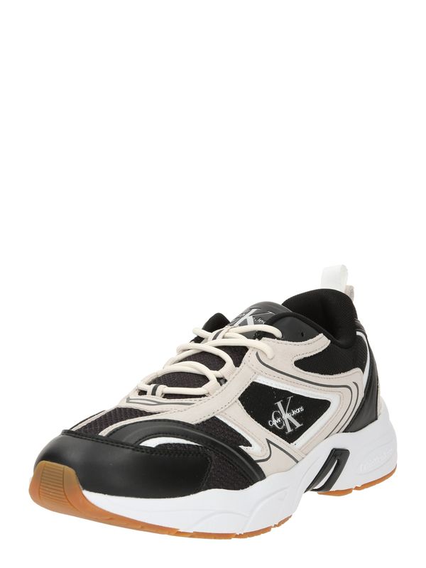 Calvin Klein Jeans Calvin Klein Jeans Ниски маратонки 'ZION 1C *I'  светлосиво / черно / бяло