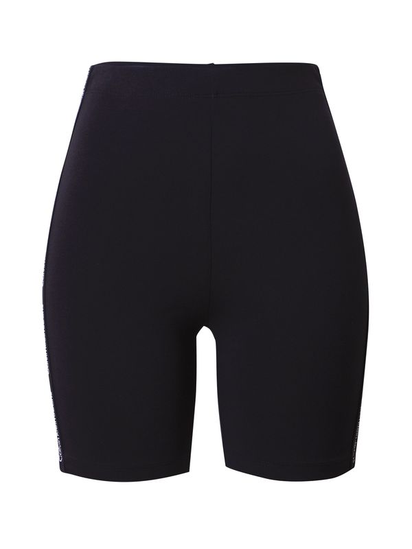 Calvin Klein Jeans Calvin Klein Jeans Панталон  черно / бяло