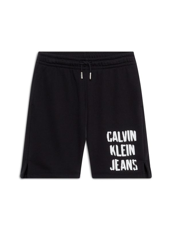 Calvin Klein Jeans Calvin Klein Jeans Панталон  черно / бяло