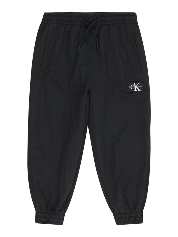 Calvin Klein Jeans Calvin Klein Jeans Панталон  черно / бяло