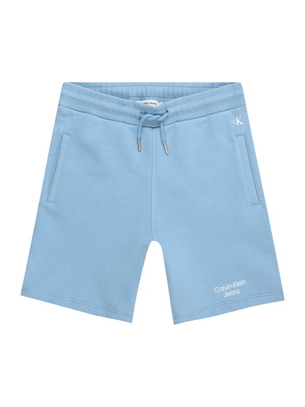 Calvin Klein Jeans Calvin Klein Jeans Панталон  светлосиньо / бяло