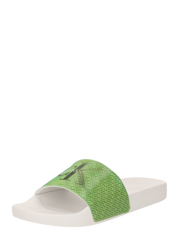 Calvin Klein Jeans Calvin Klein Jeans Пантофи  ябълка / черно / бяло