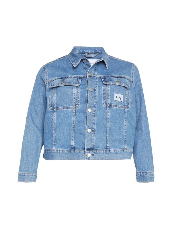 Calvin Klein Jeans Plus Calvin Klein Jeans Plus Преходно яке '90'S'  син деним / черно / бяло