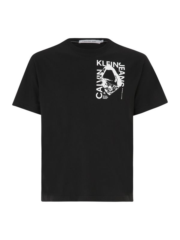 Calvin Klein Jeans Plus Calvin Klein Jeans Plus Тениска  черно / бяло