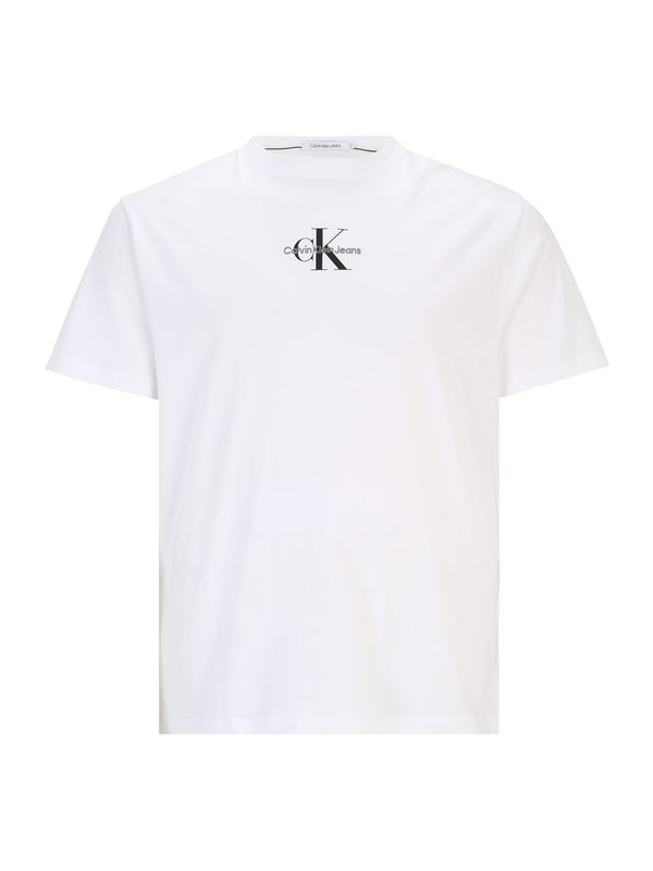 Calvin Klein Jeans Plus Calvin Klein Jeans Plus Тениска  сиво / черно / бяло