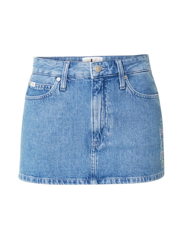 Calvin Klein Jeans Calvin Klein Jeans Пола  син деним / жълто / розово / бяло