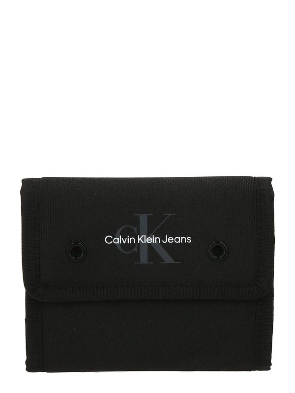 Calvin Klein Jeans Calvin Klein Jeans Портмоне 'ESSENTIALS'  тъмносиво / черно / бяло