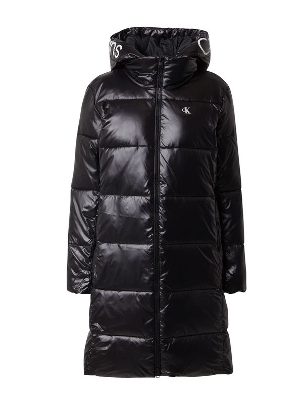 Calvin Klein Jeans Calvin Klein Jeans Преходно палто  черно / бяло
