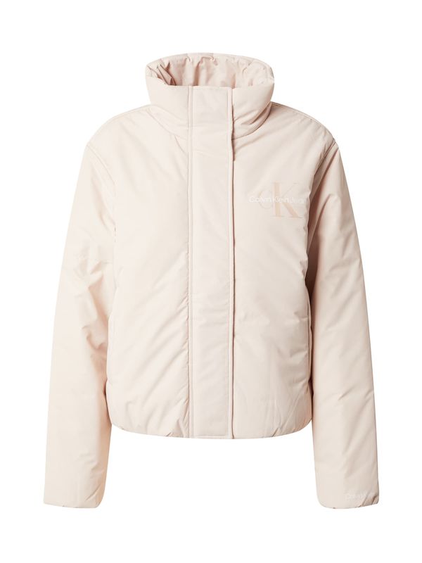 Calvin Klein Jeans Calvin Klein Jeans Преходно яке  бежово / бяло