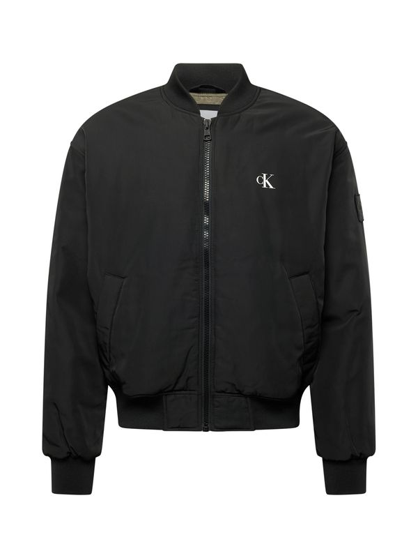 Calvin Klein Jeans Calvin Klein Jeans Преходно яке  черно / бяло