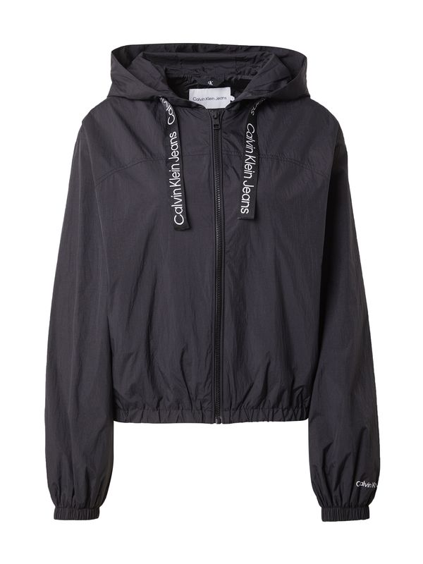 Calvin Klein Jeans Calvin Klein Jeans Преходно яке  черно / бяло