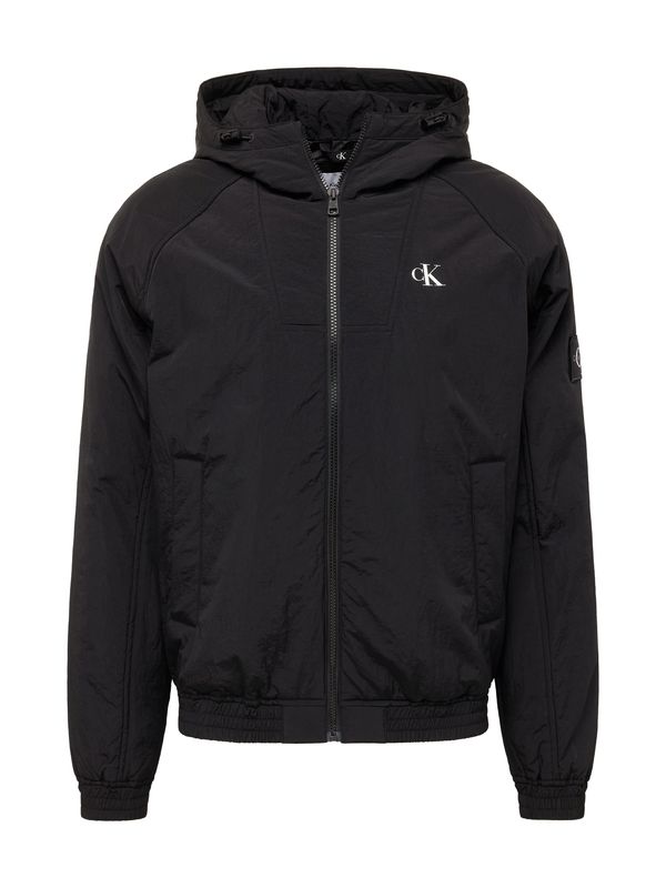 Calvin Klein Jeans Calvin Klein Jeans Преходно яке  черно / бяло