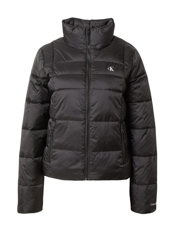 Calvin Klein Jeans Calvin Klein Jeans Преходно яке  черно / бяло