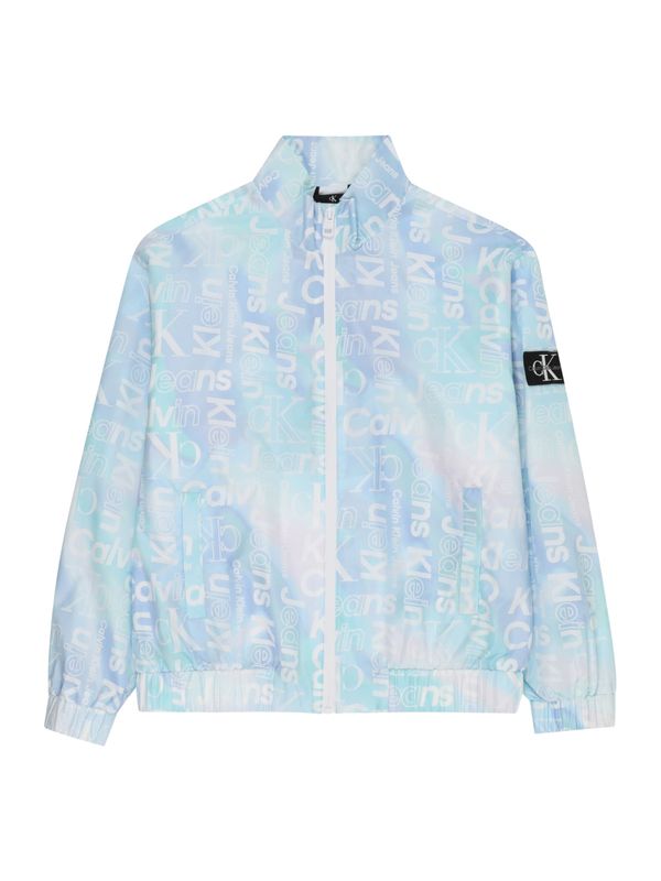 Calvin Klein Jeans Calvin Klein Jeans Преходно яке 'SERENITY'  светлосиньо / черен деним / бяло