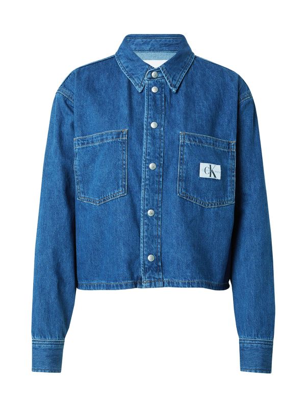 Calvin Klein Jeans Calvin Klein Jeans Преходно яке  син деним / бяло