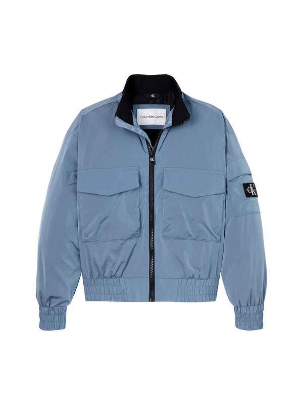 Calvin Klein Jeans Calvin Klein Jeans Преходно яке  синьо / сиво / черно