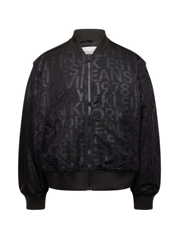 Calvin Klein Jeans Calvin Klein Jeans Преходно яке  сиво / черно