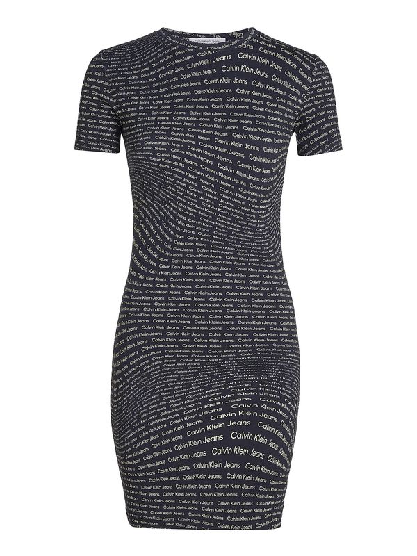 Calvin Klein Jeans Calvin Klein Jeans Рокля  бежово / черно