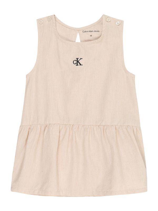 Calvin Klein Jeans Calvin Klein Jeans Рокля  бежово меланж / черно