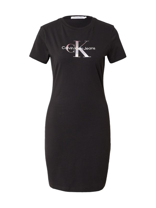 Calvin Klein Jeans Calvin Klein Jeans Рокля  бледорозово / черно / бяло