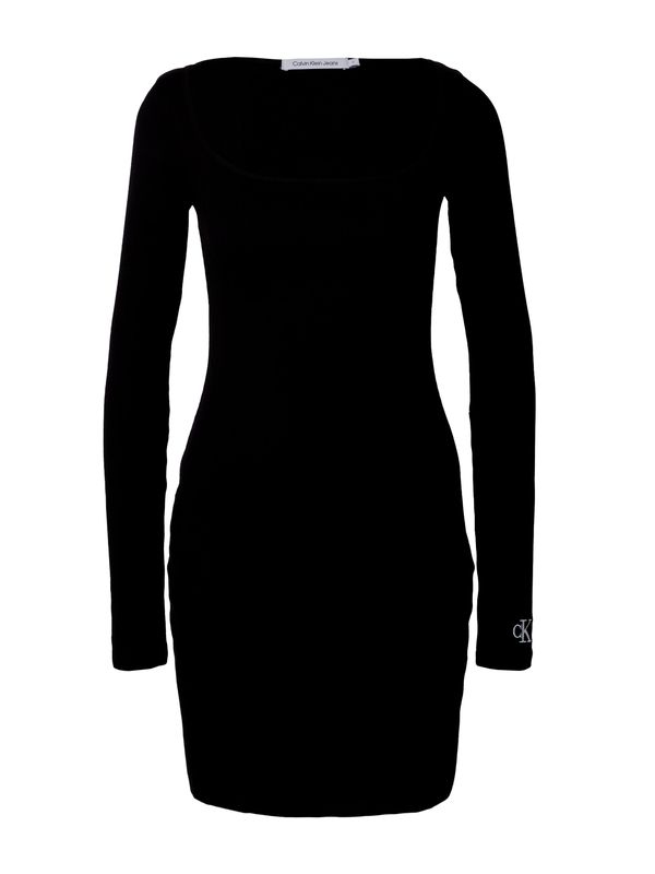 Calvin Klein Jeans Calvin Klein Jeans Рокля  черно / бяло