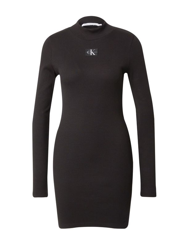 Calvin Klein Jeans Calvin Klein Jeans Рокля  черно / бяло