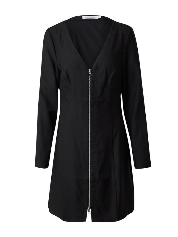 Calvin Klein Jeans Calvin Klein Jeans Рокля  черно / бяло