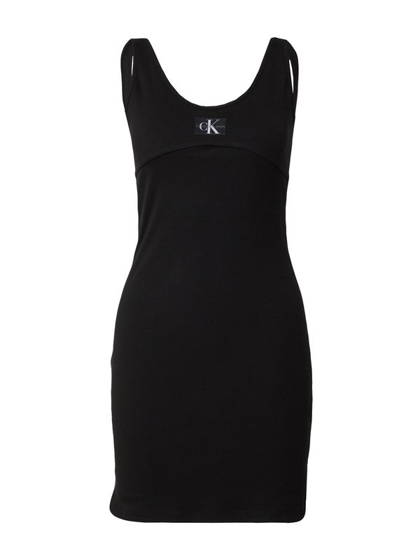 Calvin Klein Jeans Calvin Klein Jeans Рокля  черно / мръсно бяло