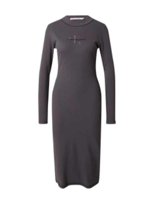 Calvin Klein Jeans Calvin Klein Jeans Рокля 'HERO'  сиво / черно