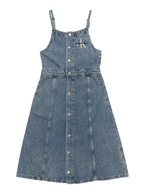 Calvin Klein Jeans Calvin Klein Jeans Рокля  син деним / черно / бяло