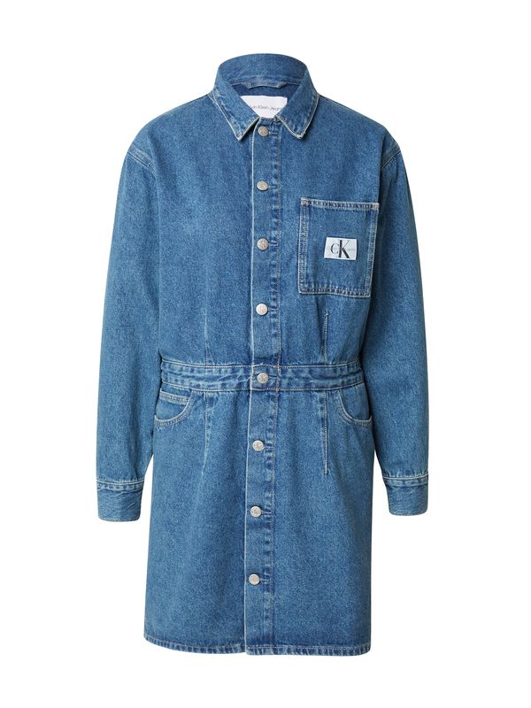 Calvin Klein Jeans Calvin Klein Jeans Рокля тип риза  син деним