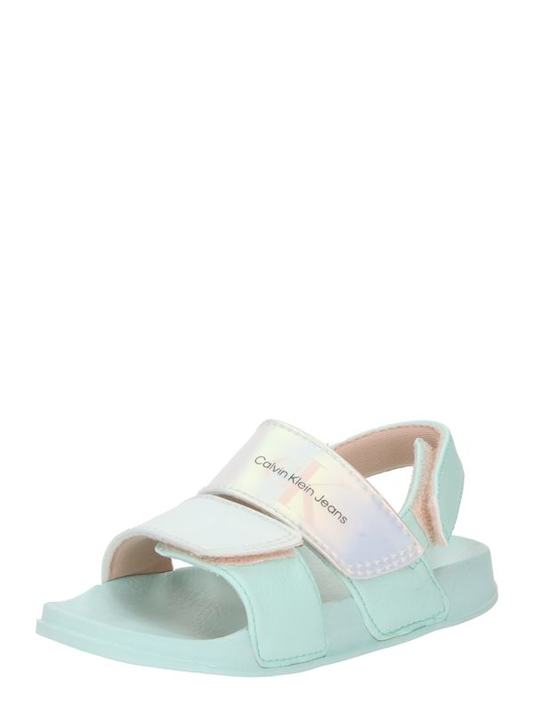Calvin Klein Jeans Calvin Klein Jeans Сандали  мента / черно / сребърно
