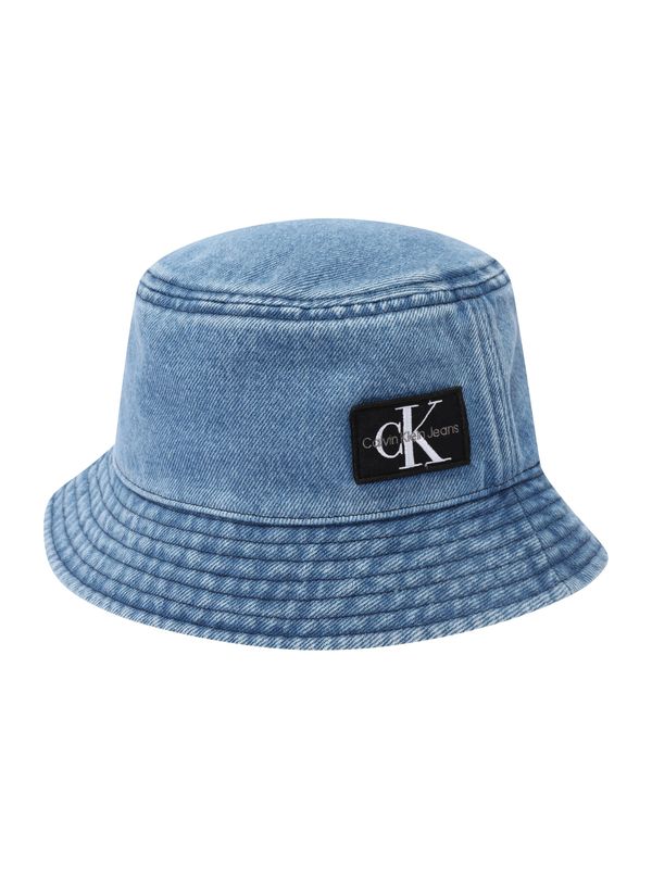 Calvin Klein Jeans Calvin Klein Jeans Шапка с периферия  син деним / черно / бяло