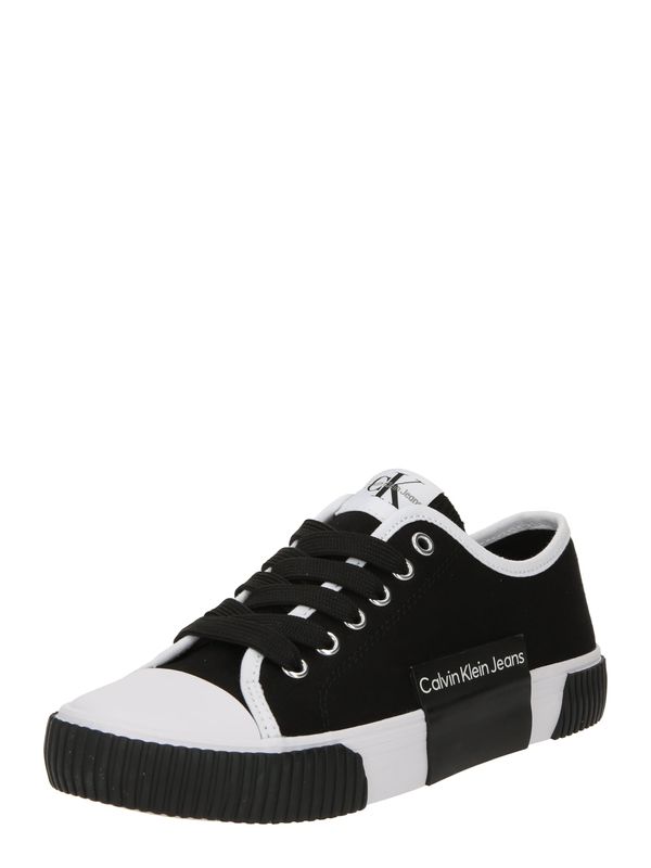 Calvin Klein Jeans Calvin Klein Jeans Сникърси  черно / бяло