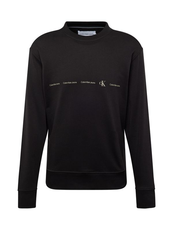 Calvin Klein Jeans Calvin Klein Jeans Суичър  бежово / черно