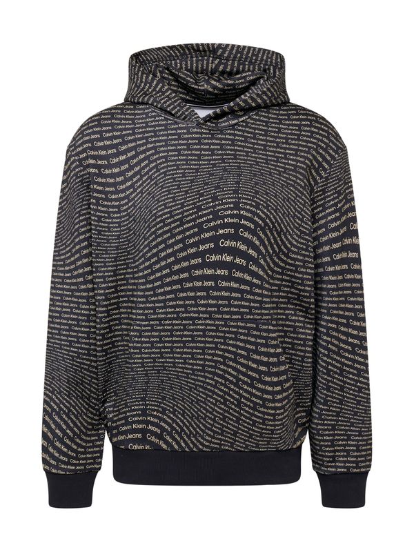 Calvin Klein Jeans Calvin Klein Jeans Суичър  бежово / черно