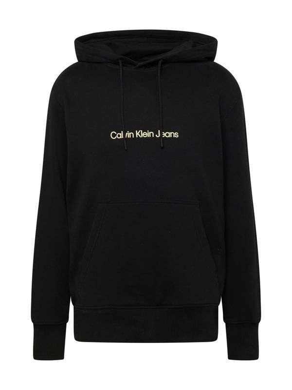 Calvin Klein Jeans Calvin Klein Jeans Суичър  бежово / черно