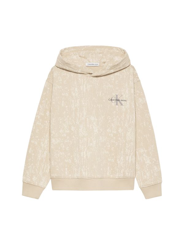 Calvin Klein Jeans Calvin Klein Jeans Суичър  бежово / тъмнобежово / черно