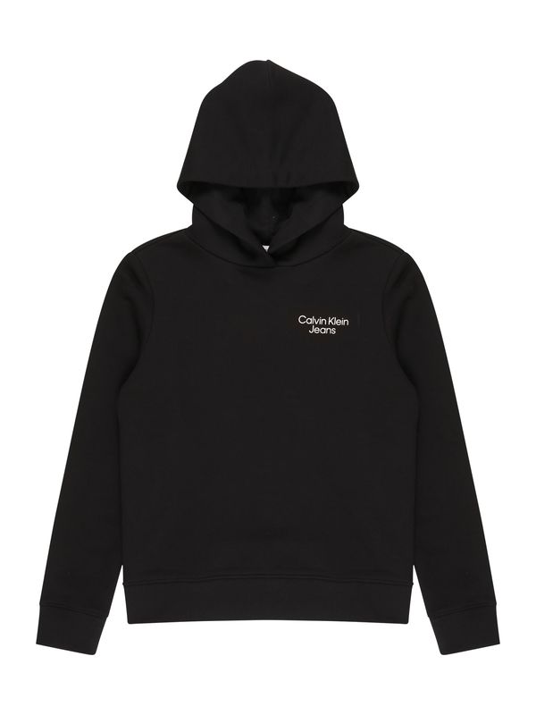 Calvin Klein Jeans Calvin Klein Jeans Суичър  черно / бяло