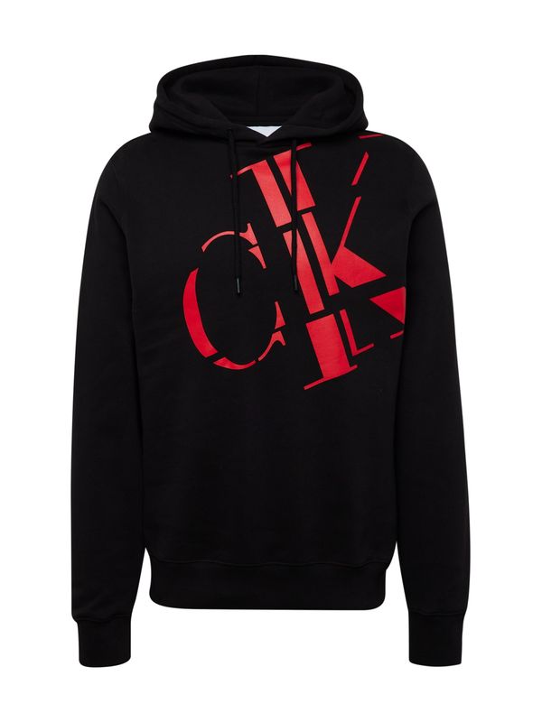 Calvin Klein Jeans Calvin Klein Jeans Суичър  червено / черно