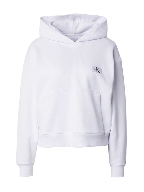 Calvin Klein Jeans Calvin Klein Jeans Суичър  сребърно сиво / черно / бяло