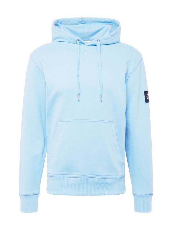 Calvin Klein Jeans Calvin Klein Jeans Суичър  светлосиньо / черно / бяло