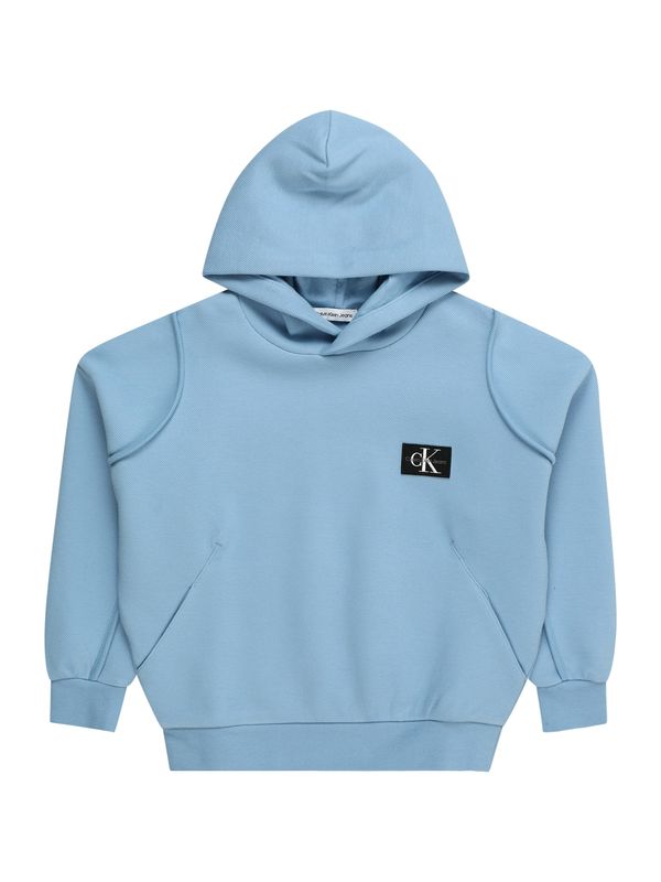 Calvin Klein Jeans Calvin Klein Jeans Суичър  светлосиньо / черно / бяло