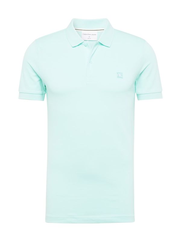 Calvin Klein Jeans Calvin Klein Jeans Тениска  аквамарин / бяло