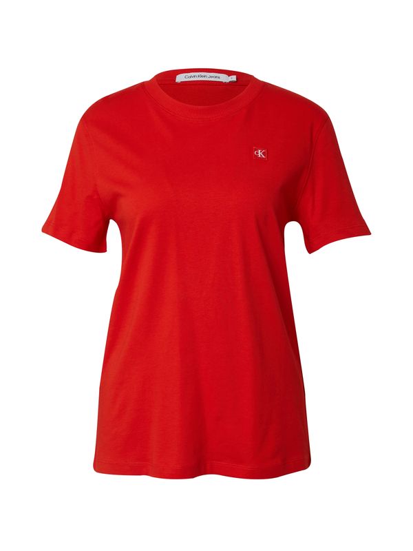 Calvin Klein Jeans Calvin Klein Jeans Тениска  алено / бяло