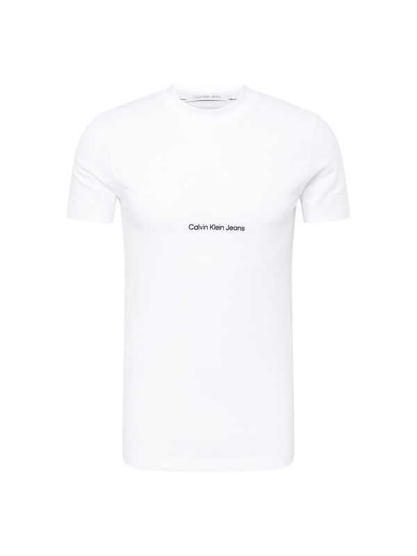 Calvin Klein Jeans Calvin Klein Jeans Тениска  черно / бяло
