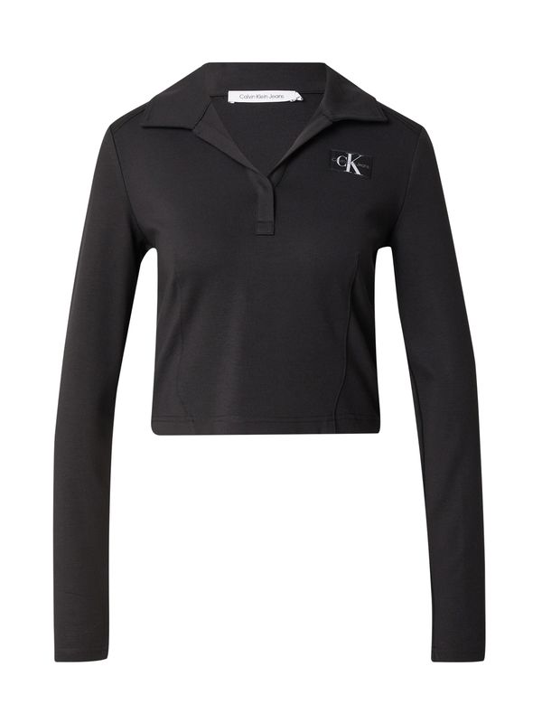 Calvin Klein Jeans Calvin Klein Jeans Тениска  черно / бяло