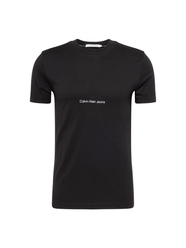 Calvin Klein Jeans Calvin Klein Jeans Тениска  черно / бяло