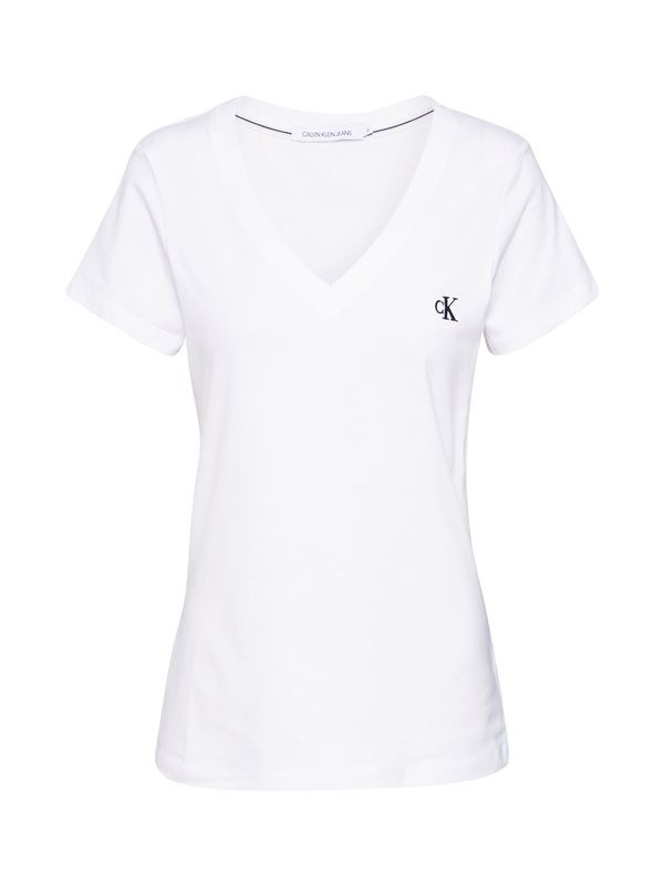 Calvin Klein Jeans Calvin Klein Jeans Тениска  черно / бяло