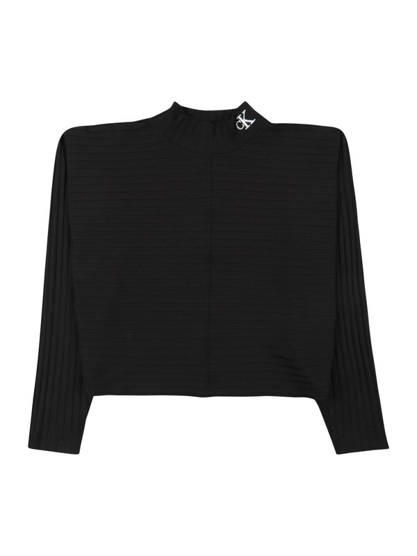 Calvin Klein Jeans Calvin Klein Jeans Тениска  черно / бяло